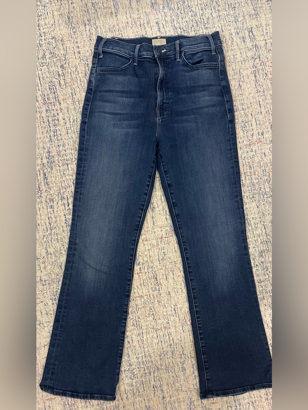 Mother Dark Wash Women's Jeans - Navy Blue